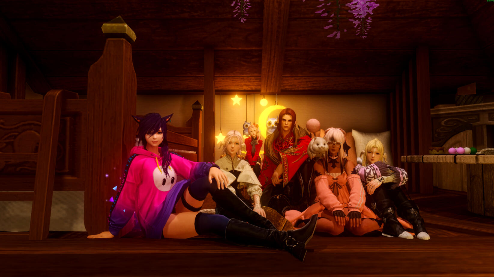 Gathering in Nova's Room!